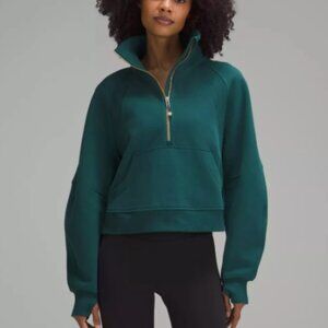 NWT Lululemon scuba oversized funnel neck - Storm Teal M/L